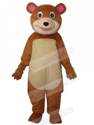 Cute Brown Bear Mascot Costume For Adults Mascot Heads