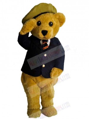 Soldier Bear Mascot Costume For Adults Mascot Heads