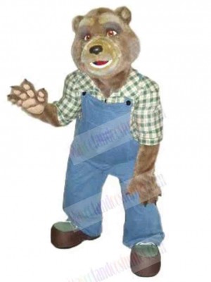 Worker Bear Mascot Costume For Adults Mascot Heads