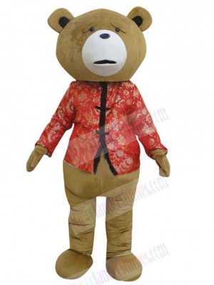 Tang Suit Teddy Bear Mascot Costume For Adults Mascot Heads