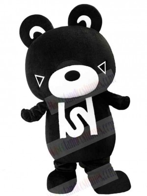 Cartoon Black Bear Mascot Costume Animal