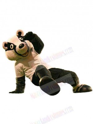 Black and White Bear Mascot Costume Animal