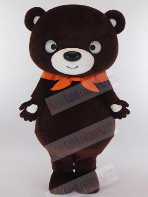 Quiet Brown Bear Mascot Costume Animal