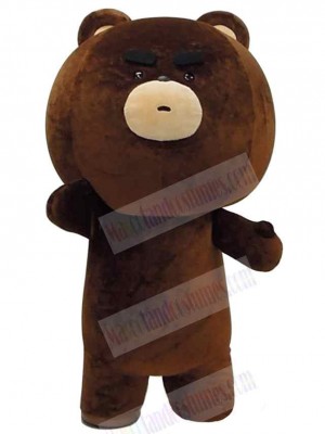 Big Brown Teddy Bear Mascot Costume Animal