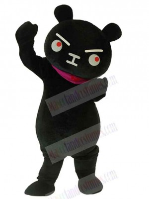 Funny Black Bear Mascot Costume Animal