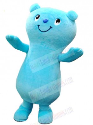 Yumo Blue Bear Mascot Costume Animal