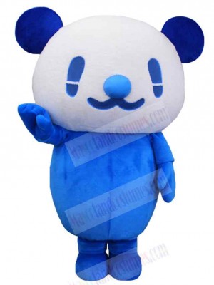 Sweet Blue Panda Mascot Costume Animal