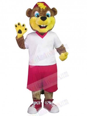 Sports Beaver Mascot Costume Animal