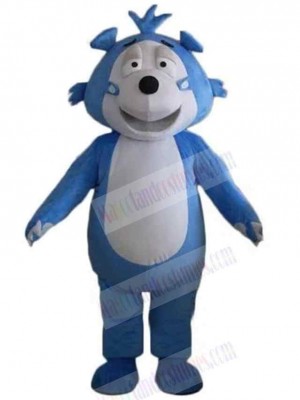 Blue and Gray Hedgehog Mascot Costume Animal