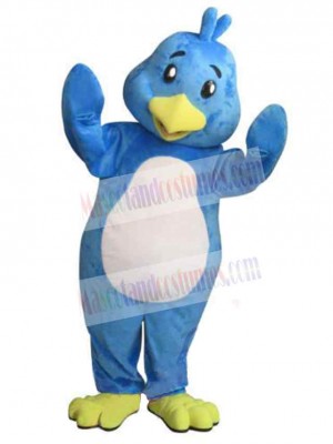 Blue Chicken Mascot Costume Animal