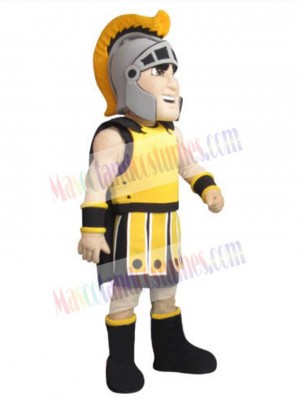 Brave Spartan Mascot Costume People