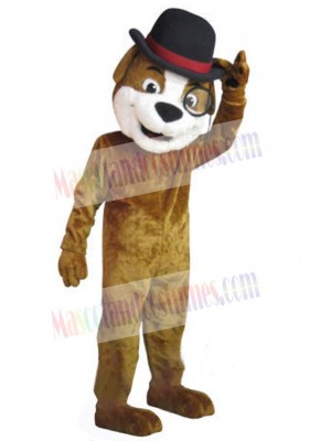 Happy Bulldog Dog Mascot Costume Animal