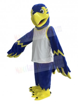Blue Hawk Bird Mascot Costume Animal