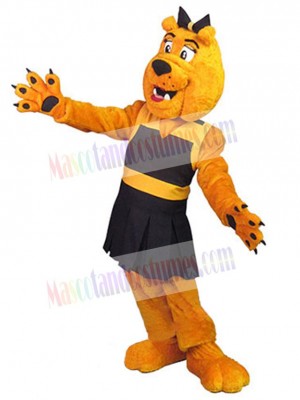 Bulldog Girl Dog Mascot Costume Animal