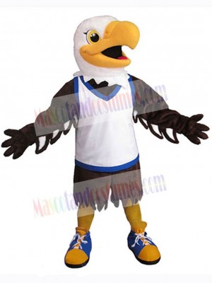 Dark Brown Eagle Mascot Costume Animal