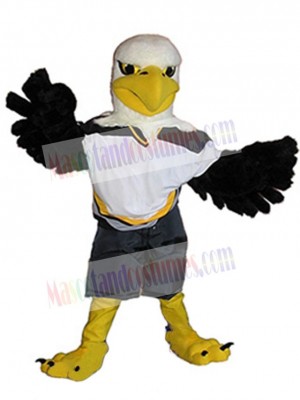 Black Eagle Mascot Costume Animal