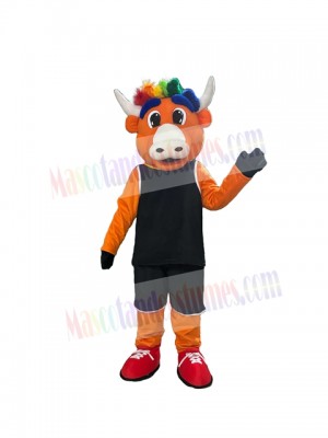 Bull mascot costume