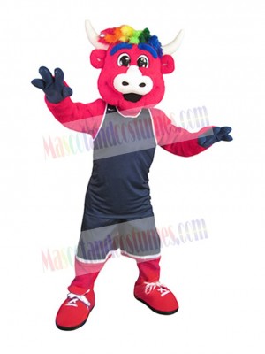 Bull mascot costume