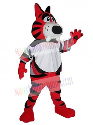 Cute Tiger Mascot Costume Animal