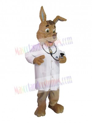 Doctor Rabbit Mascot Costume Animal