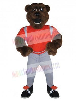 Muscular Bear Mascot Costume Animal