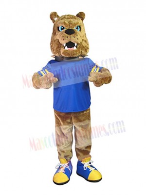 Power Bulldog Dog Mascot Costume Animal