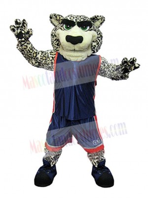 Sporty Jaguar Mascot Costume Animal