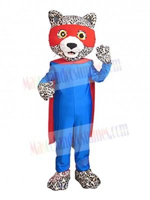 Superhero Jaguar Mascot Costume Animal