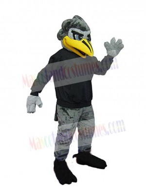 Gray Roadrunner Bird Mascot Costume Animal