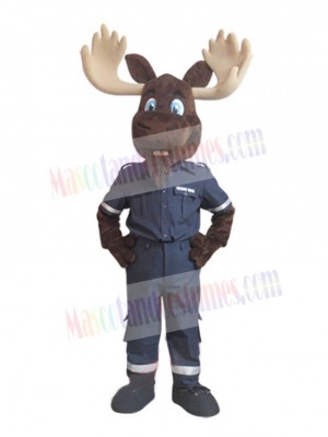 Professional Moose Mascot Costume Animal