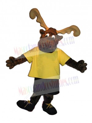 Likable Moose Mascot Costume Animal