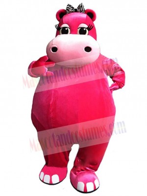 Hippo mascot costume