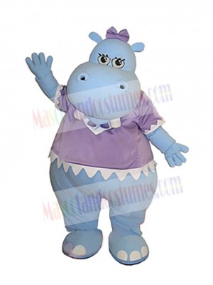 Hippo mascot costume