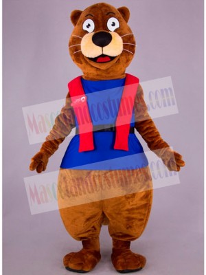 Otter mascot costume