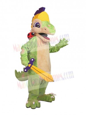 Brave Dinosaur Mascot Costume Animal