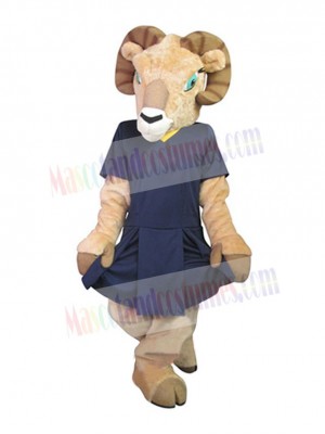 Female Ram Mascot Costume Animal