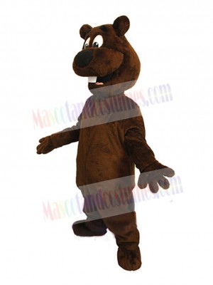 Funny Brown Beaver Mascot Costume Animal