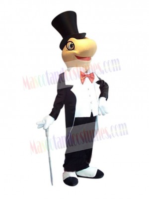 Gentleman Turtle Mascot Costume Animal