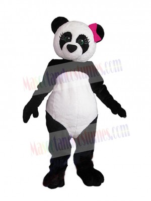 Panda Girl Mascot Costume Animal