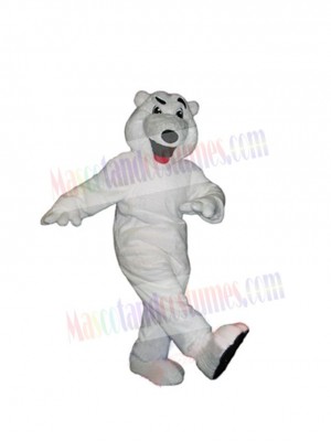 School Polar Bear Mascot Costume Animal