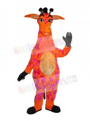 Colorful Giraffe Mascot Costume Animal