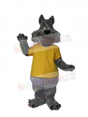 Wolf mascot costume