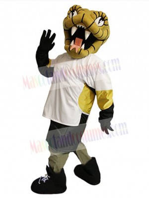 Yellow Viper Snake Mascot Costume Animal