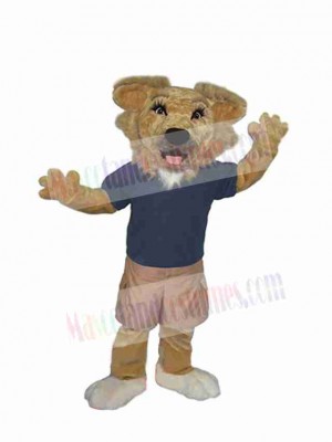 Yellow Dog Mascot Costume Animal