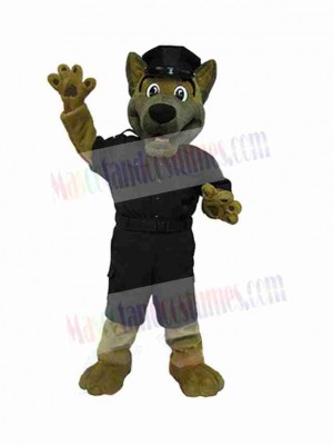 Smart Police Dog Mascot Costume Animal