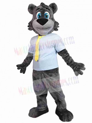 Funny Gray Bear Mascot Costume Animal