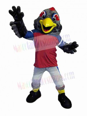 Gray Head Bird Mascot Costume Animal