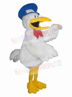 White Bird Mascot Costume Animal