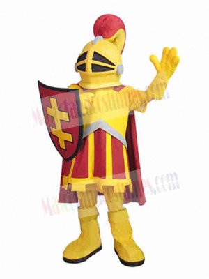 Golden Knight Mascot Costume People