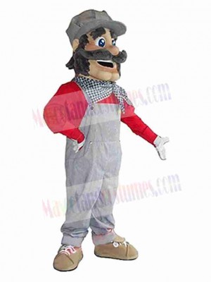 Engineer Man Mascot Costume People
